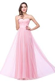 Long Soft Pink Bridesmaid Dresses Ficts