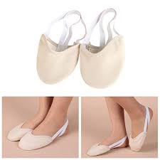 Half Soft Sole Ballet Pointe Dance Shoes Rhythmic Gymnastics Slippers 2 Colors Sports Shoes Accessories New