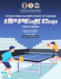 up peak cup table tennis invite and