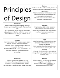 principles of design detailed