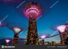 Singapore Feb Supertrees Gardens Bay Singapore Februery 2018