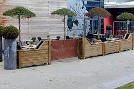 Cafe Planters Cafe Barriers Taylor