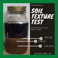 testing soil texture the mason jar
