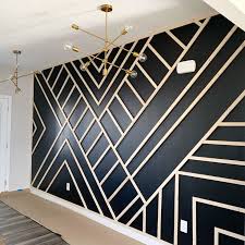 Geometric Accent Wall Accent Walls In