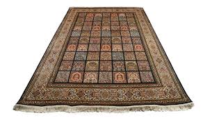 kashmir silk carpet hamadan 6x9 feets