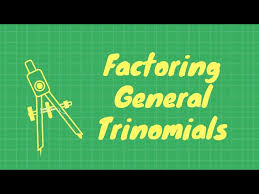 Factoring General Trinomials Tagalog