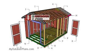10x16 Garden Shed Plans Myoutdoorplans
