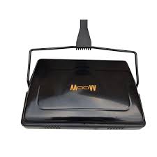 manual carpet sweeper triple brush