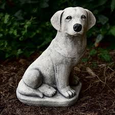 Stone Labrador Statue Concrete Labrador