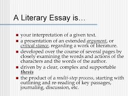 your guide for writing strong literary essays ppt a literary essay is your interpretation of a given text
