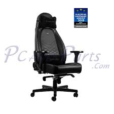 lechairs icon gaming chair black