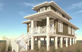beachfront house plan 2 bedrms 2