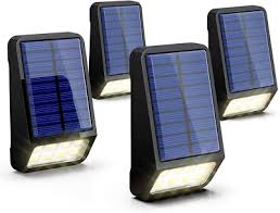 solar fence lights lohas security