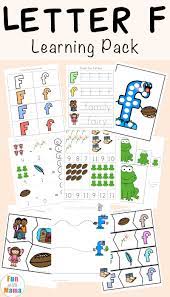 free letter f worksheets fun with mama