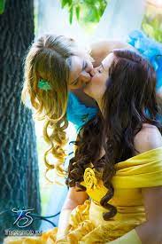 You Must See This Incredible Disney Princess-Themed Engagement Shoot With  Two Princesses