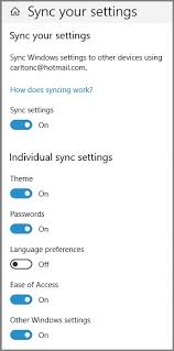 Syncing Settings And Data On Multiple Windows 10 Pcs