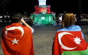 Türkiye ve azerbaycan bayraklarda izole üzerinde beyaz adam bulmaca. Azerbaycan Ve Turkiye Bayragi Birlesik