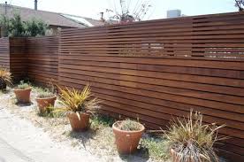 Hardwood For A Horizontal Slat Fence