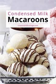 condensed milk coconut macaroons