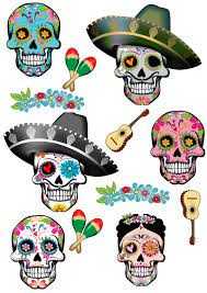 Buy Mexican Sugar Skull Wall Stickers