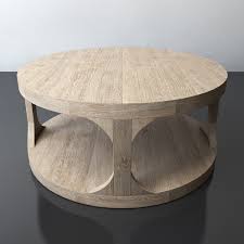 Restoration hardware machinto round coffee table computer generated 3d model. Martens Round Coffee Table 3d Model For Vray
