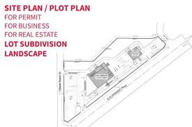 Draw 2d Site Plan Plot Plan Landscape