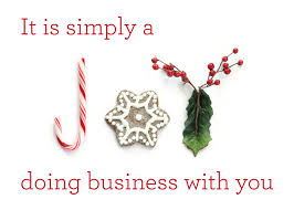 Simply A Joy Business Thank You Holiday Card