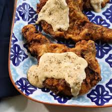 fried pork chops with homemade table