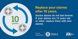 All types of smoke alarms should be replaced every 10 years, or when recommended by the maker. Why Replace Smoke Alarms Every 10 Years