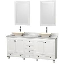 double bathroom vanity for vessel sinks
