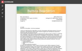 Kickresume Create A Professional Cover Letter In Minutes And Get