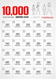 10 000 Jumping Jacks Challenge By Darebee Jumping Jack