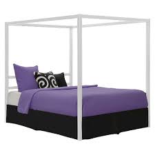 Buy canopy bed online at nfoutlet.com! Queen Briella Metal Canopy Bed White Room Joy Target