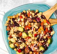Mediterranean Bean Salad My Recipe Magic gambar png