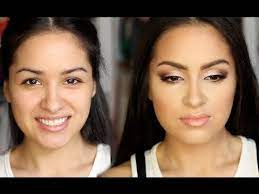 full face prom makeup look for small