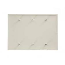 3 Gang Blank Plate Wall Plate