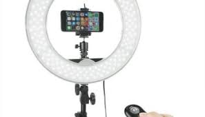 Socialite Mini Led Ring Light Dimmable Fill Photo Hd Video Lighting For Vblogs Selfies Universal Mounts To Iphone 6s 6 Plus 5s Ipad Mini Tablet Samsung Galaxy S7 S6