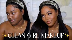 minimal makeup look for black women