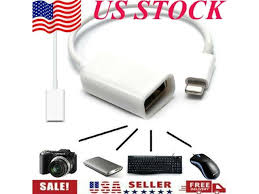 For Iphone Ipad Otg Usb To Lightning Adapter Converter Camera Adapter For 8pin To Usb Keyboard Otg Usb Cable Otg Adapter Usb Camera Reader Adapter Cable Us Shipping Newegg Com