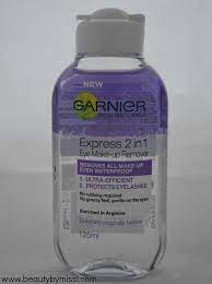 garnier express 2in1 eye makeup remover