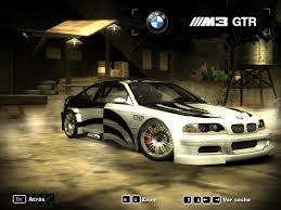 need for sd most wanted bmw m3 gtr