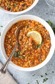 lentil rice soup vegan gluten free