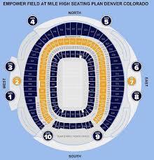 empower field at mile high seating map