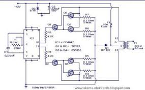 Basics 10 480 v pump schematic : Power Inverter 100w 12v Dc To 220v Ac Electronic Schematic Diagram