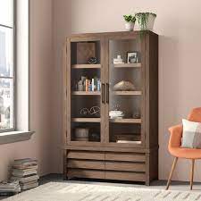 bookcase with glass doors you ll love