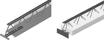 rc encased steel joist beams