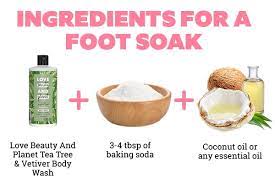 diy foot soak for dry dehydrated feet