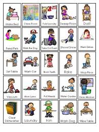 Printable Chore Chart Chores And Responsibilites Chart