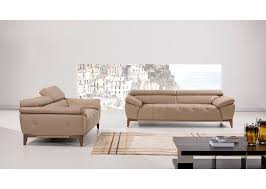 Modern Italian Leather Sofa Caravana