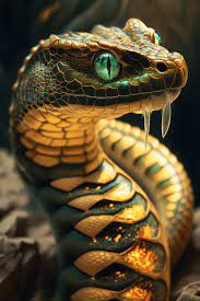 majestic king cobra in stunning